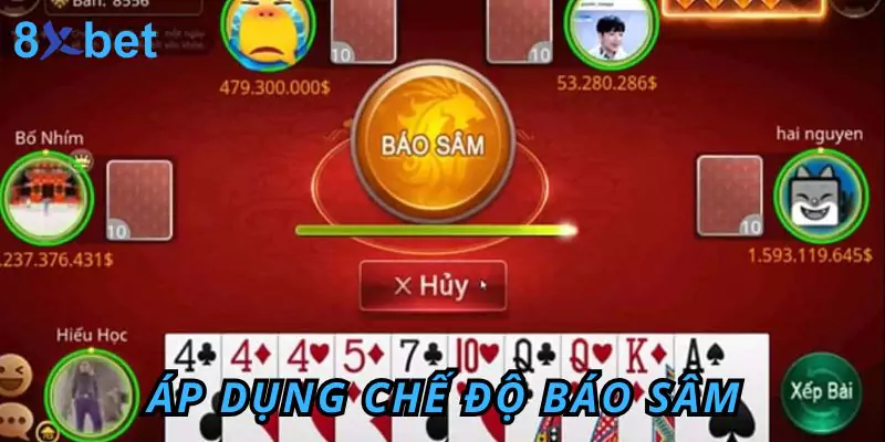 Luật Chơi Sâm Lốc Và Mẹo Nhỏ Giúp Thắng Lớn Cùng 8xbet 7 Áp dụng chế độ báo Sâm khi thấy bài tốt