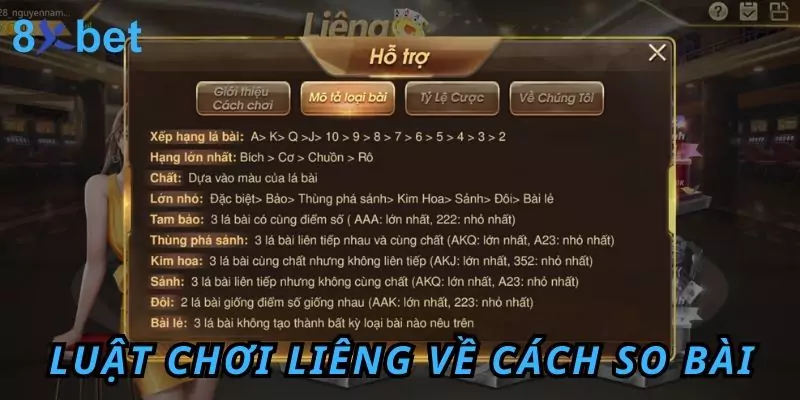 Hướng Dẫn Luật Chơi Liêng Cơ Bản Cho Người Mới Nhập Môn 4 Luật chơi liêng về cách so bài đúng chuẩn