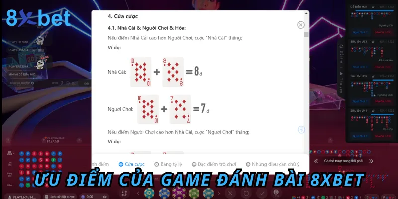Chơi game đánh bài miễn phí 8xbet thỏa mãn đam mê cá cược 2 Tìm hiểu những ưu điểm của thể loại chơi game đánh bài miễn phí 8xbet