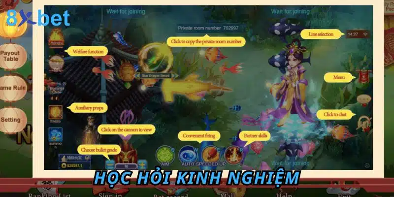 Bắn cá H5: Trải nghiệm game săn cá đỉnh cao tại 8xbet 6 Học hỏi kinh nghiệm